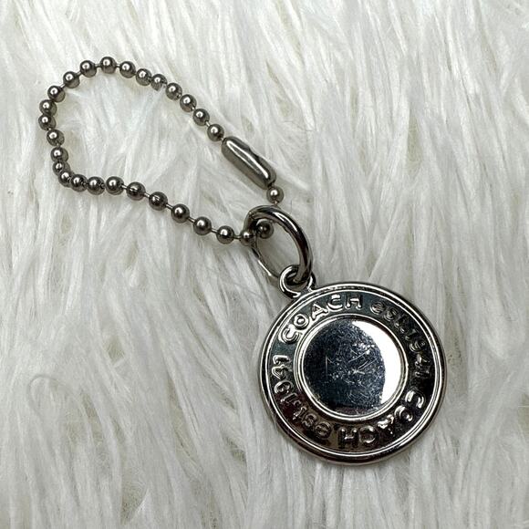 Coach Metal Circle Replacement Hangtag Hang Tag Bag Charm - Picture 1 of 2